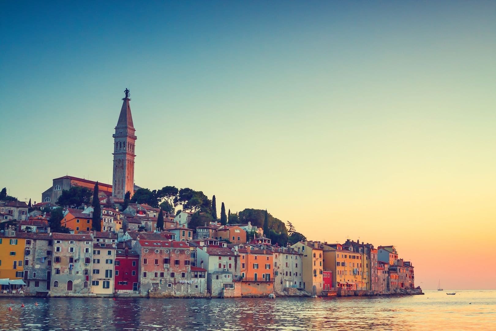 rovinj croatia marina town